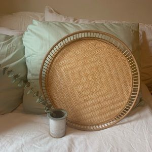 Vintage wicker Tray